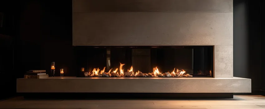 Gas Fireplace Ember Bed Design Services in Alhambra, California